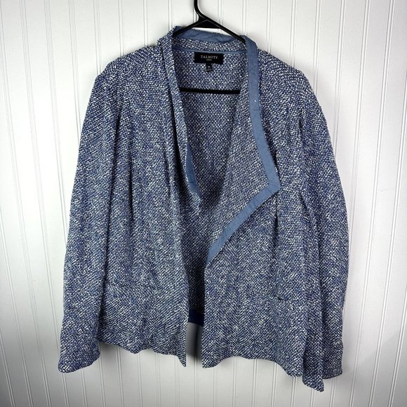 Talbots Blue‎ Knit Blazer Size 3XL - Picture 1 of 5